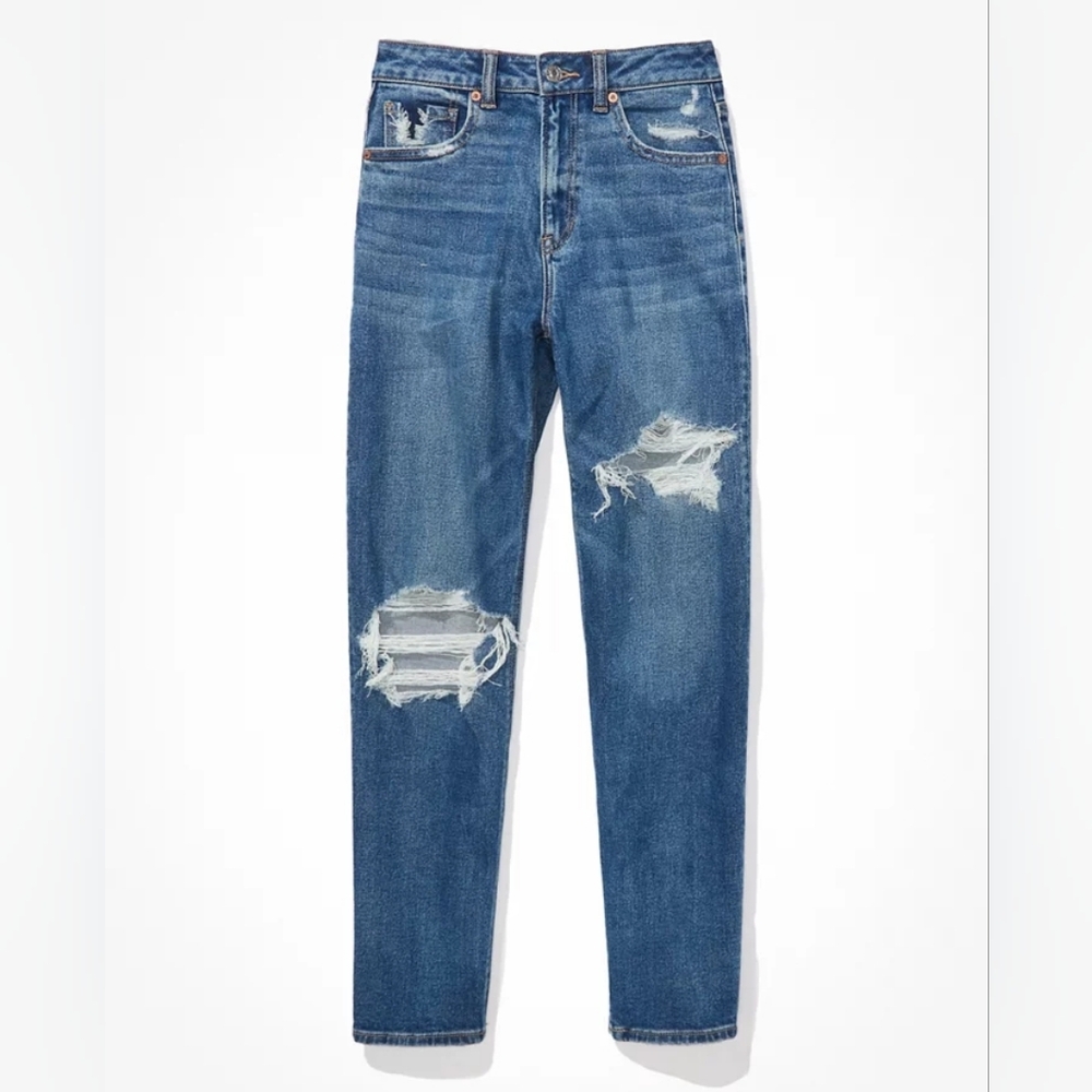 American Eagle Outfitters Stretch Mom Straight Jean Sz 6